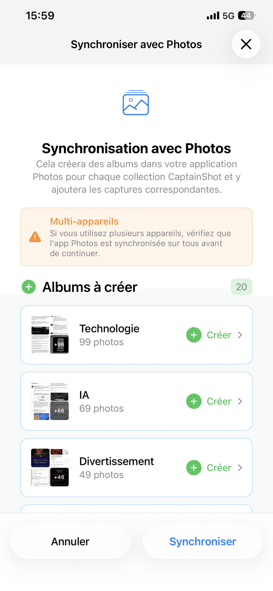 App screenshot